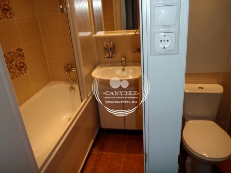 ремонт ванной комнаты и санузла в  Хрущевке